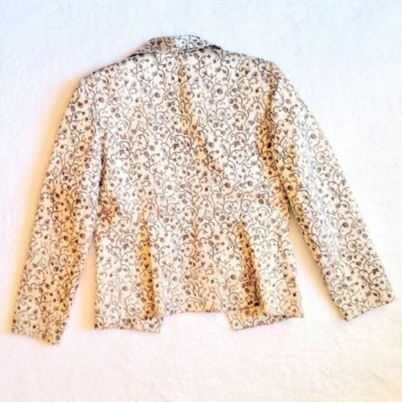 Hugo Buscati Collection Floral Jacquard Blazer 10 - Picture 4 of 8